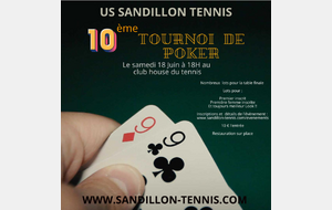 10 ème tournoi de Poker Holdem